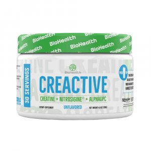 BIOHEALTH CREACTIVE (CREATINE+NITROSIGNE+ALPHA GPC) - Unflavored
