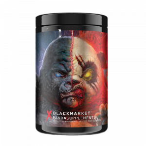 BLACKMARKET PANDA SUPPLEMENTES VS GORILLA PANDA LIMITED EDITION COLAB