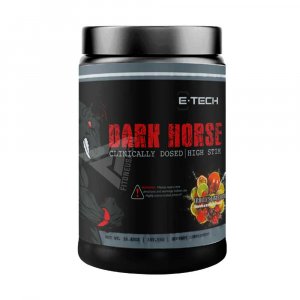 E-TECH DARK HORSE CLINICALLY DOSED | HIGH STIM PREWORKOUT - Fruity Stim Bomb