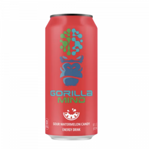 GORILLA MIND ENERGY DRINK SOUR WATERMELON CANDY