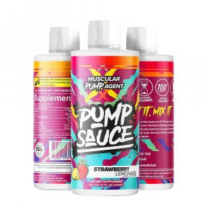 PUMP SAUCE STIM-FREE STIM PRE-WORKOUT - Strawberry Lemonade