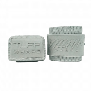 TUFF VILLAIN WRIST WRAPS 16" SOLID GREY