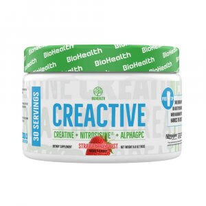BIOHEALTH CREACTIVE (CREATINE+NITROSIGNE+ALPHA GPC) - Strawberry Twist