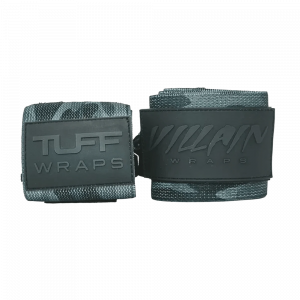 TUFF VILLIAN WRIST WRAPS 16" BLACK CAMO
