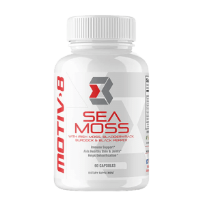 MOTIV-8 SEA MOSS-WITH IRISH MOSS, BLADDERWRACK BURDOCK AND BLACK PEPPER